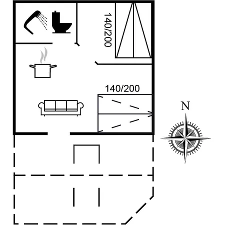 Дом отдыха Unge - 2-9km From The Sea By Interhome